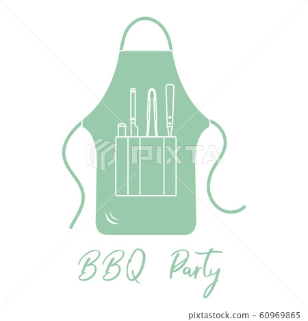 Barbecue apron, grill and barbecue tools Vector Barbecue apron, grill and barbecue tools Vector 60969865