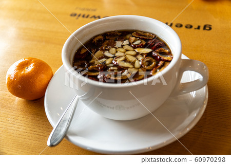 Healthy tea, jujube tea, tangerine, pine nuts, 60970298