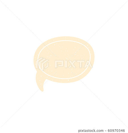 Speech talk bubble template 60970346