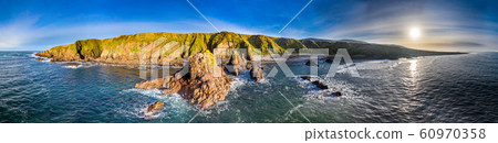 Dramatic coastal landscape at Bloody Foreland, Donegal, Ireland 60970358