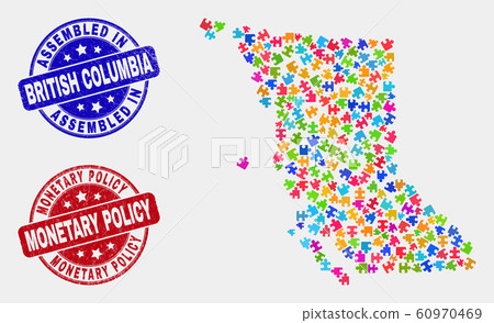 Module British Columbia Map and Scratched Assembled and Monetary Policy Seals Module British Columbia Map and Scratched Assembled and Monetary Policy Seals 60970469