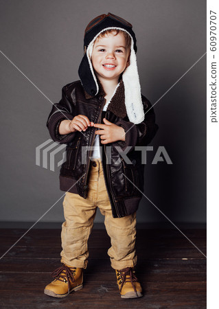 little boy pilot plays in airplanes kids little boy pilot plays in airplanes kids 60970707