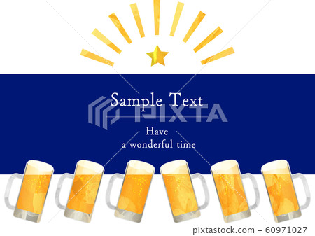 Draft beer _ beer _ paper cut style _ mug _ toast _ vector _ illustration _ drink _ alcohol _ alcohol 60971027