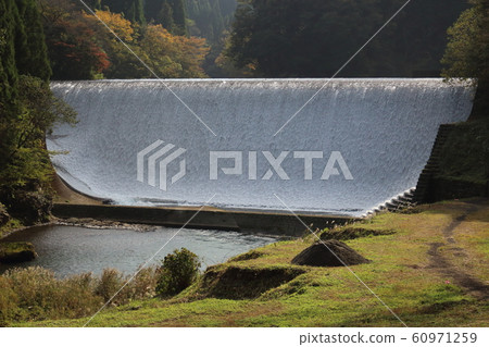 Hakusui Dam in Bungo Takeda City, Oita Prefecture 60971259