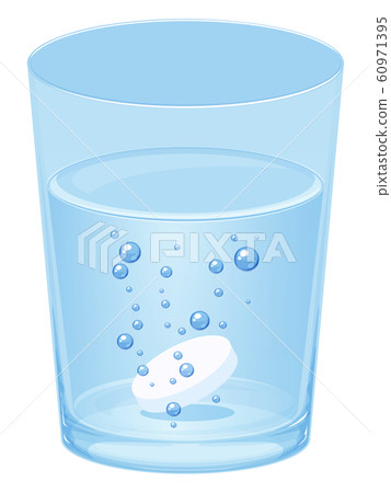 平板電腦圖在杯子裡發泡 平板電腦圖在杯子裡發泡 60971395