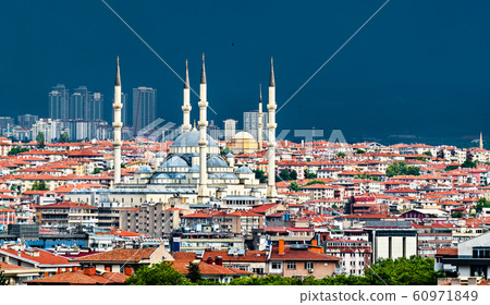 View of Kocatepe Mosque in Ankara, Turkey 60971849