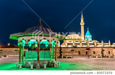 Shrine of Jalaluddin Rumi in Konya, Turkey 60971859