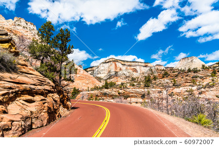 Zion-Mount Carmel Highway at Zion National Park Zion-Mount Carmel Highway at Zion National Park 60972007