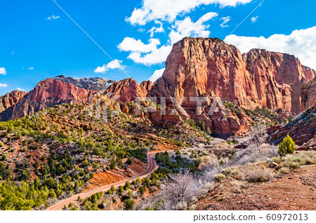 Landscape of Kolob Canyons in Utah, United States 60972013