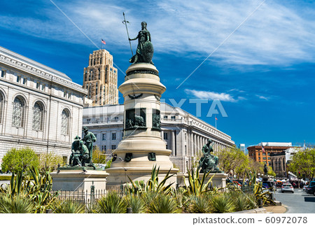 The Pioneer Monument in San Francisco, California 60972078