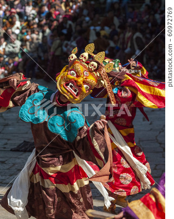 Paro Tsechu in the Kingdom of Bhutan 60972769