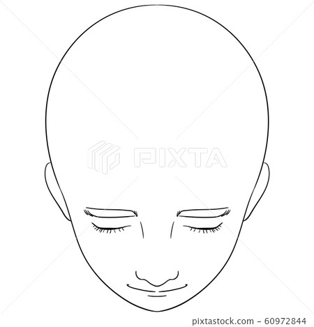 [人體插圖系列]女人的臉朝下 60972844