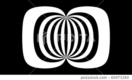Black and white stripes. Computer generated abstract background, 3D render 60973260