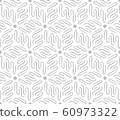 Abstract vector geometrical ornamental seamless pattern background 60973322
