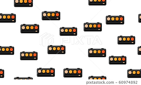 Endless seamless pattern of beautiful beauty  60974892