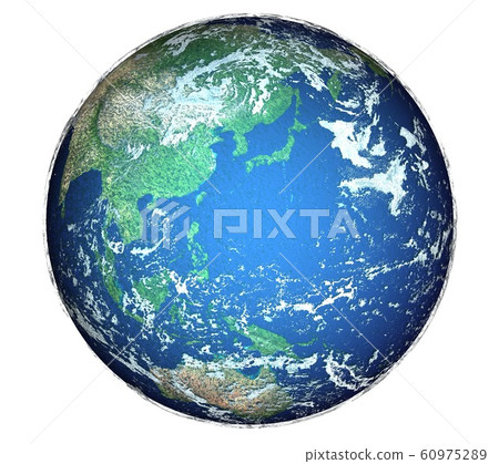 There is no cloud near the earth Japan 60975289