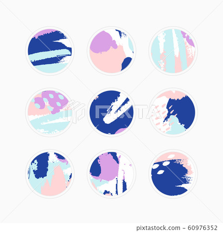 Vector set of abstract Highlight covers backgrounds. Design templates icons for social media stories Vector set of abstract Highlight covers backgrounds. Design templates icons for social media stories 60976352