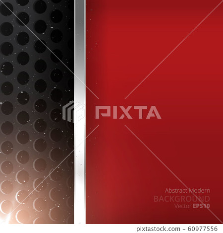 Metallic silver black and red elegant realistic 60977556