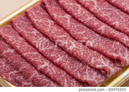 Matsuzaka beef peach sliced 60978303