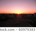 Photo of Gunma's first sunrise [Time zone: Dawn (dawn), Season: Winter solstice (January winter), Year: 2009] 01 60979383