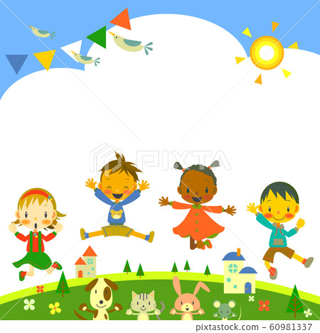Children of the world jump Children of the world jump 60981337