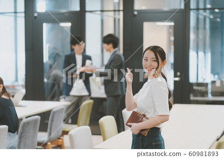 datebook, pocketbook, working woman 60981893