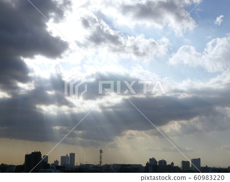 Angel stairs rembrandt rays 60983220