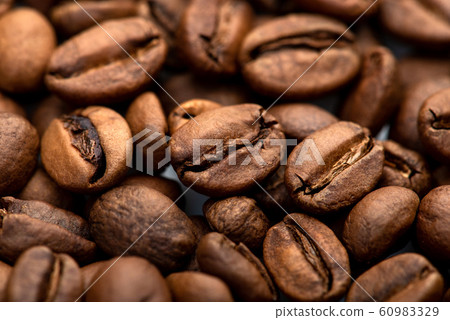 Coffee beans close-up background. Fresh roasted Coffee beans close-up background. Fresh roasted 60983329