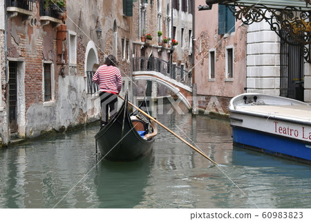 Venetian gondola Venetian gondola 60983823