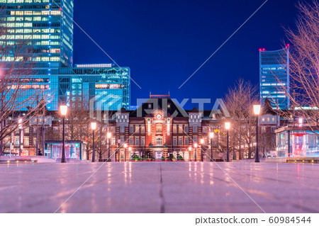 Tokyo Station Station night view Tokyo Station Station night view 60984544