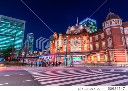 Tokyo Station Station night view Tokyo Station Station night view 60984547