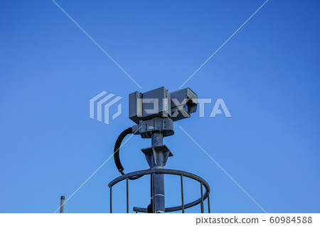 Blue sky and remote camera at Kochi Ryoma Airport Blue sky and remote camera at Kochi Ryoma Airport 60984588