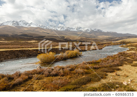 Susamyr river in Kyrgyzstan Susamyr river in Kyrgyzstan 60986353