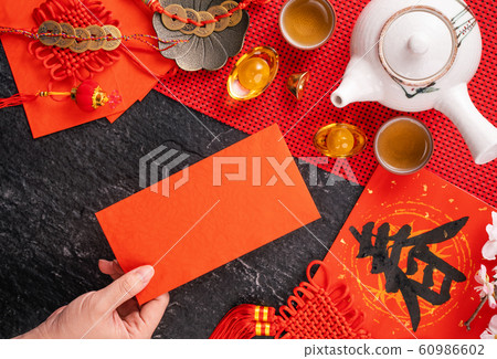 農曆新年 過年 春節 紅包 頂視圖 Chinese new year red envelope 農曆新年 過年 春節 紅包 頂視圖 Chinese new year red envelope 60986602