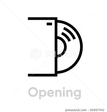 Opening Vinyl Record icon 60987442