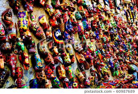 Guatemala Antigua Traditional Mask Guatemala Antigua Traditional Mask 60987689