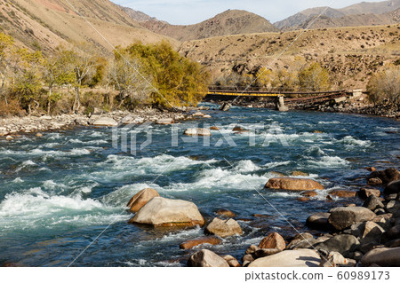 Kokemeren river, Djumgal, Kyrgyzstan 60989173