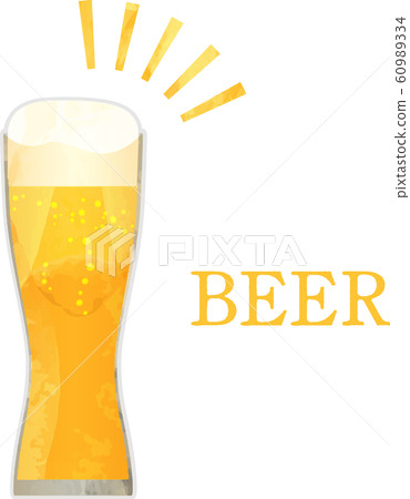 Draft beer_beer_paper-cut... - Stock Illustration [60989334] - PIXTA