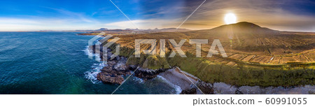 The coastline between Meenlaragh and Brinlack : Tra na gCloch in County Donegal - Ireland - Signs of massive peat harvesting The coastline between Meenlaragh and Brinlack : Tra na gCloch in County Donegal - Ireland - Signs of massive peat harvesting 60991055
