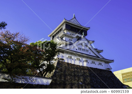 小倉小倉城堡福岡縣北九州市北倉小倉城城堡塔樓 60991539