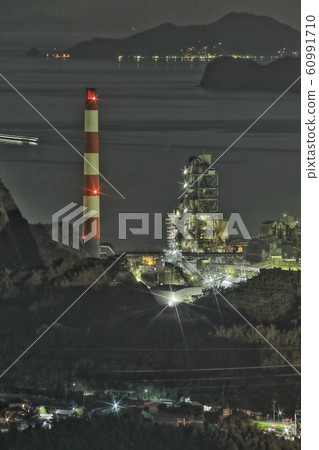 Factory night view of Tsukumi Factory night view of Tsukumi 60991710
