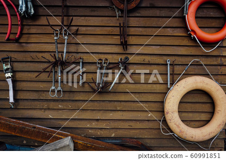fishing boat anchors lifebuoys rod hooks float fishing 60991851