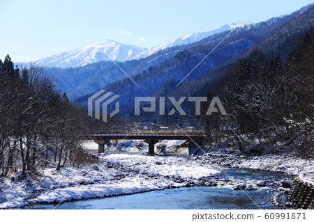 View of Aizu Komagatake from Nagamichi Bridge View of Aizu Komagatake from Nagamichi Bridge 60991871