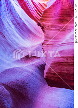 Antelope Canyon in the Navajo Reservation near Page, Arizona, USA Antelope Canyon in the Navajo Reservation near Page, Arizona, USA 60992104