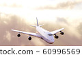 飛機太陽背景 60996569