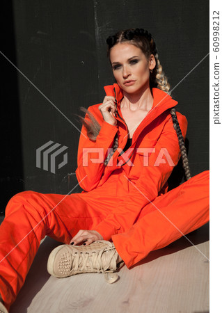 portrait of a beautiful fashionable woman with braids the subculture portrait of a beautiful fashionable woman with braids the subculture 60998212