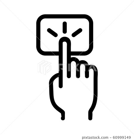 buying an online vector icon. Isolated contour symbol illustration 60999149