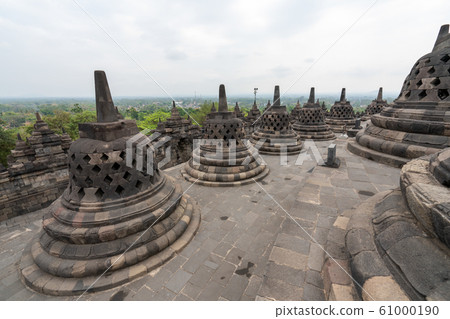 Stupa at Borobudur archeological site 61000190