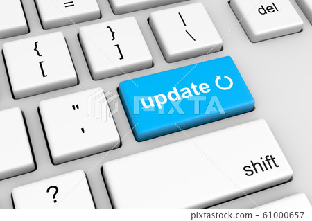 Update Symbol on Computer Keyboard Button Update Symbol on Computer Keyboard Button 61000657