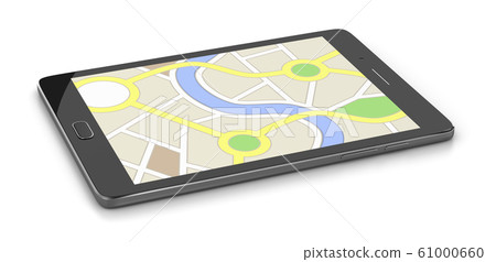 Navigation System App Stock Illustration